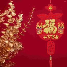 Decoratieve beeldjes Chinese knoop kwast rood jaar 2024 ornament draak decoratie lentefestival geluk oosterse hanger