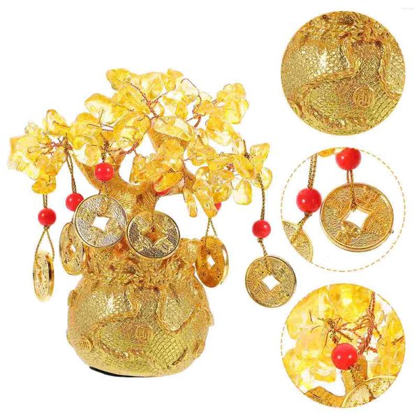Figurines décoratives de Style chinois, vache à lait, décor de bureau, décorations d'arbre Chakra, accessoire porte-bonheur