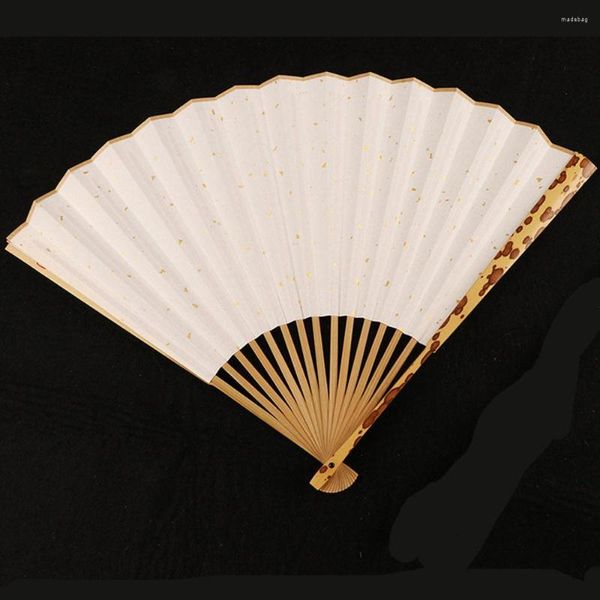 Figuras decorativas estilo chino hecho a mano meifei ventilador de 7 pulgadas xiangfei bamboo wen jugar regalo de papel xuan cara plegable de alta calidad