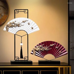 Figurines décortines Style chinois décor de maison salon armoire à vin entrée zen ornements de bureau bogu rack léger luxe haut de gamme