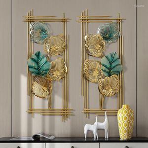 Decoratieve beeldjes Chinese stijl metalen wanddecoratie woonkamer bank achtergrond hanger creatief luxe ijzer hanging