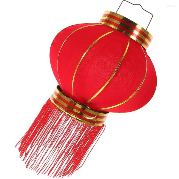 Figurines décoratives Style chinois lanterne rouge année mariage Festival de printemps ornement