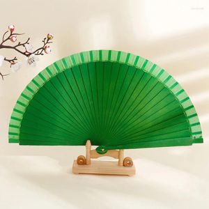 Figurines décoratives Style chinois Vintage Hand Fan portable Portable Pliage Dance pour femmes Cadeaux de mariage Décoration de fête d'anniversaire invité