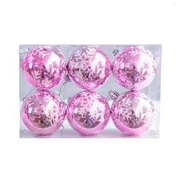 Figurines décoratines décorations de Noël ballon 6 cm / 2,36 pouces en plastique vif