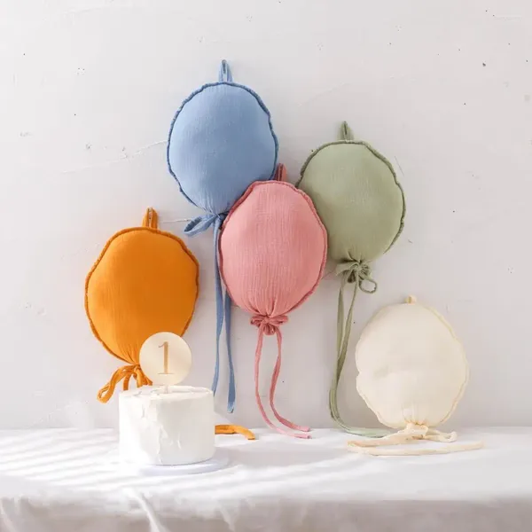 Figurines décortines en tissu décor de ballon de bébé chambre à tissu doux mur suspendu pour les enfants chambre ornement mignon