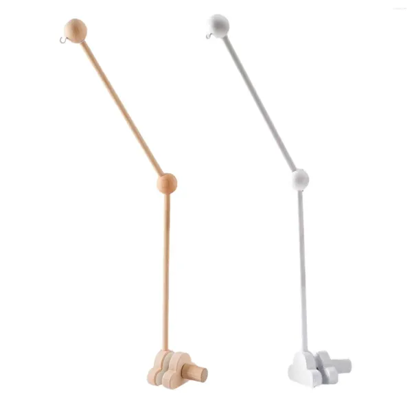 Figurines décoratines Cloud Bed Bell Bracket Multifonction Toy Port Pratique Facile à installer Berceau de berceau de dessin animé Mobile pour enfants bébé