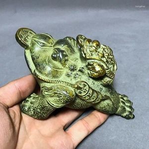 Decoratieve beeldjes verzamelen koperartefacten Toads Toads Treasure zoeken en paddes ornamenten
