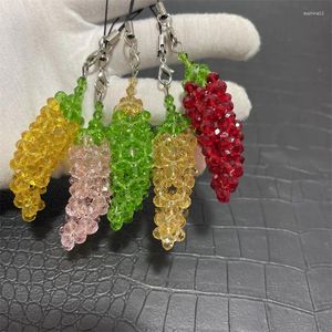 Decoratieve beeldjes gekleurde peper handgemaakte kristalkruis hanger auto sleutelhanger ambachten cadeau