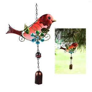 Figurines décoratives Colorful Bird Shape Pendant Bell Bel