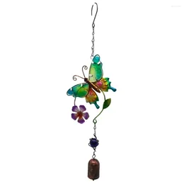 Figurines décoratines Creactive Iron Art Butterfly Téliers Sanging Wind Hels Window Yard Jardin Decor Room Decoration Accessoires