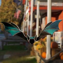 Decoratieve beeldjes creatieve tuinhars ambacht spookachtige Halloween vleermuis hanger decoratie voor tuindecoratmosfeerfolie