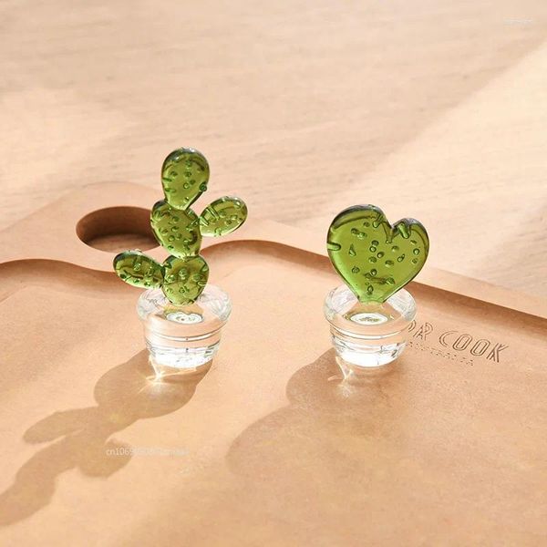 Figurines décoratives Créative Cactus Cactus simple Des décorations artisanales de bureau