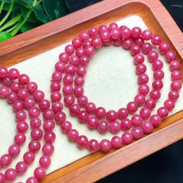 Figurines décoratives vente transfrontalière 6 mm cristal naturel pierre de rose bracelet multi-boucles guérison énergétique est un cadeau de bijoux à la mode