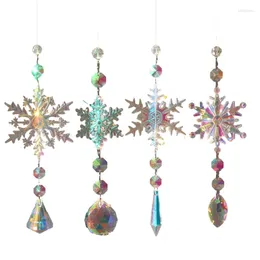 Figurines décoratives Crystal Suncatchers décorés avec des pendentifs en diamant scintillants Prisms Drops Dropship