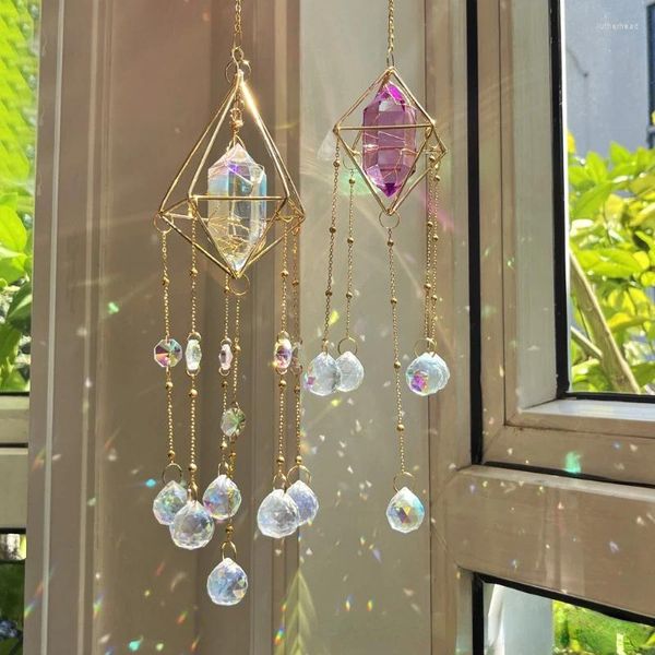 Figurines décoratives Crystal Windchime Love Heart Pendant suspension suspendue CHIMES SOR SORT