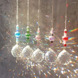 Decoratieve beeldjes gordijn chakra's decoratie regenboog prisma's hangende zon catcher kristal kroonluchter decor licht reflecterende kraal