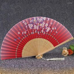 Figurines décoratifs fan pliants fan de style chinois de style chinois fans de cadeaux d'été