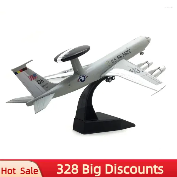 Figuras decorativas de Metal fundido a presión, escala 1/200, E-3 Sentry AWACS USAF, aviones de alerta temprana, modelos de avión, juguete para decoración de colección