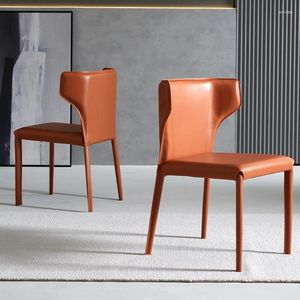 Figurines décoratines Chaise de salle à manger Nordic Light Luxury Italian Minimalist Designer Design