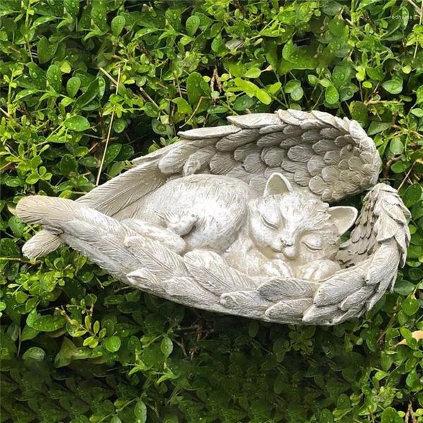 Figurines décoratives Afficher le moule endormi le conception d'aile ange exquise