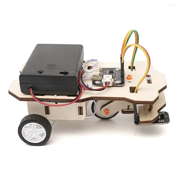 Figurines décoratives bricolage Tracing chariot kits de matériaux Fun Science Small Making Kit Teaching Experiment Modèle