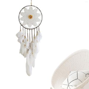 Figurines décoratives Dream Catcher Tissé Plume Tenture Décor Pour Chambre Moderne Maison Dreamcatchers Cadeau Filles Enfants Femmes Ornement