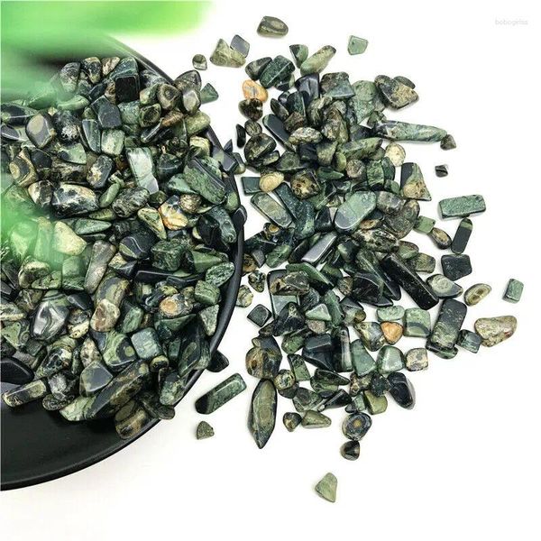 Figurines décoratives Drop 50 g de paon naturel Stone Crystal Crystal Gravel Polie Hualing Stones Specimen and Crystals