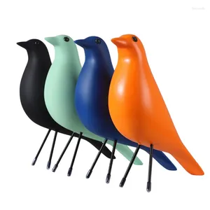 Figurines décoratives Eames Bird House Decoration Office Bureau de bureau Pigeon Pigeon Home Sculpture Artisanat.