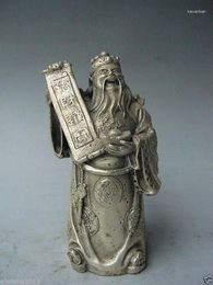 Figurines décoratives élaborées culture folk chinois faite à la main tibétaine argent richesse de la richesse de bon augure