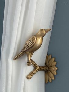 Figurines décoratives européen Luxury Luxury rétro Curtain de cuivres