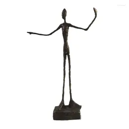 Decoratieve beeldjes beroemd figuur standbeeld handgemaakte artcrafts messing personage bronzen abstract sculptuur woonkamer huisdecoratie kantoor