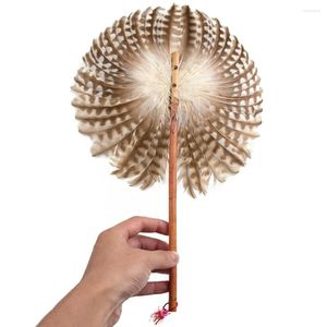 Figurines décoratines ventilateur de plumes naturels de poas naturel du marabou de poêle du marabou carnaval affichage de scène à la main