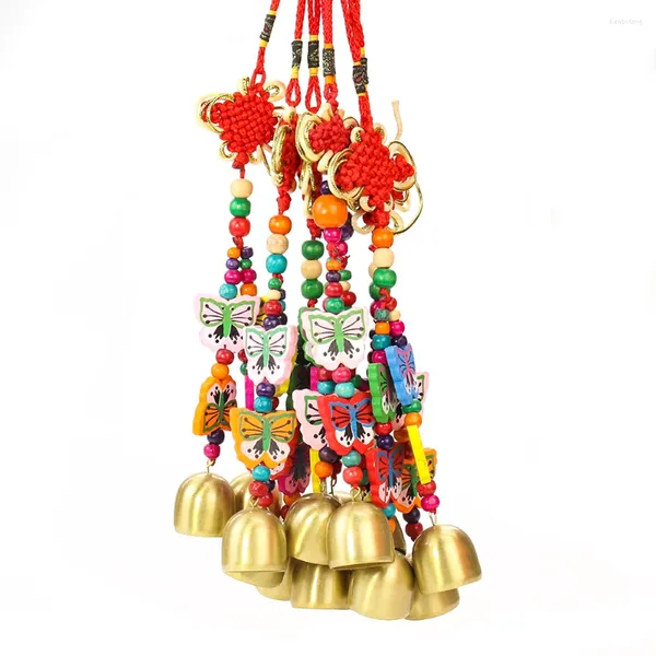 Figurines décoratives en vedette de style ethnique chinois tissé chinois à la main