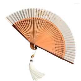 Decoratieve beeldjes vouwen fan Japanse ventilador abanicos para boda vrouw draagbare ventilatore Chinese hanfu klassieke pography props