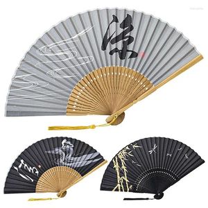 Decoratieve beeldjes vouwen handventilator vintage handheld opvouwbaar gemakkelijk te gebruiken luchtkoeler Japanse stijl draagbare ventilator gegraveerd