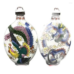 Decoratieve beeldjes Folk Arts and Crafts Antieke Porselein Snuff Bottle of Old Goods High-End Business Decoration Jiapin Collection