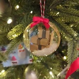 Decoratieve beeldjes grappig ornament kerstcadeau mini Express Box Tree Decorations
