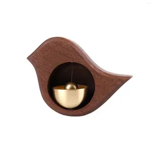 Decoratieve beeldjes geschenk huisverwarming vogel vorm home decor coffeeshop voor deuropening tuin knapperig geluid indoor outdoor houten bell