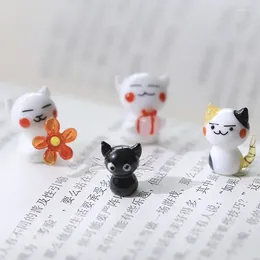 Decoratieve beeldjes glas handgemaakte kleine zwarte kat puppy geblazen miniatuur beeldje ambachtelijke ornamenten collectible creatieve huwelijkscadeau