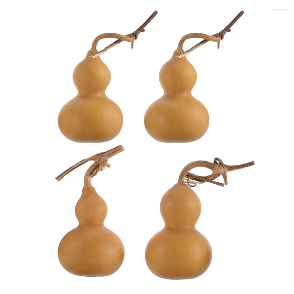 Figuras decorativas Calabaza Lou Wu Natural Chino Feng Shui Calabash Hu Lu Decoración Estatuilla Decoración Calabazas Adorno Artesanía Riqueza Suerte