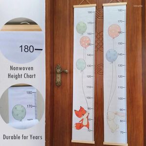 Figurines décoratines Growing Height Chart suspendu règne de règle murale pour enfants pour enfants amovible de mesure du compteur de mesure enfants nordique intérieur