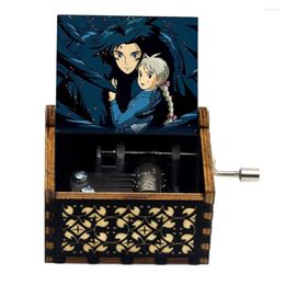 Decoratieve beeldjes Hal's Mobile Castle Music Box Love Gift Musical Birthday cadeau Antiek -koolzuur Casket Decoration Home Year