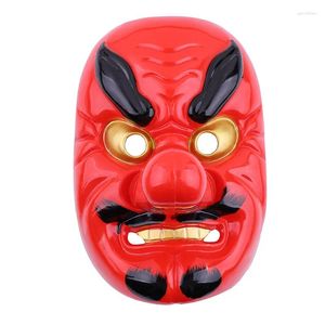 Figuras decorativas Halloween Horror japonés rojo y fantasma blanco Primera máscara de prajna Tianguu