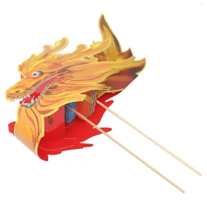 Figurines décoratives Holding Po Props Paper Année décor Home Accessory Game Dragon Decorations Lanterns Chinois