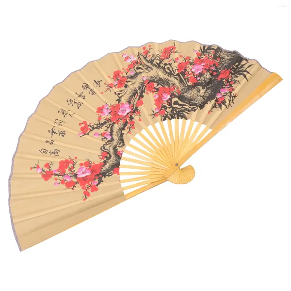 Figuras decorativas Ventiladores de ventiladores colgantes para bodas Paper de estilo japonés chino plegable gigante