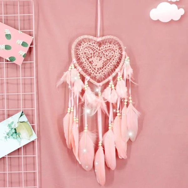 Figurines décoratives Coeur Forme de plumes Perles