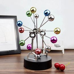 Decoratieve beeldjes Home Decor Miniatures Ferris Wheel Toys Wiggler Magnetische ornamenten Celestial Model Balance Perpetual Motion Machine