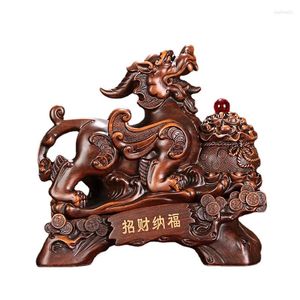 Figurines décoratines Accessoires de décoration de maison Zhaocai Pixiu Feng Shui Jucai Bure