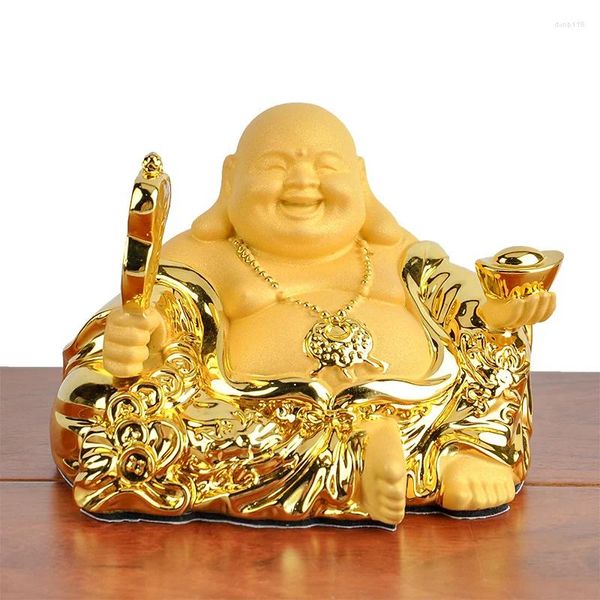 Figurines décoratives, accessoires de décoration pour la maison, intérieur automobile, artisanat en résine, offres de Statues de bouddha, ornement porte-bonheur