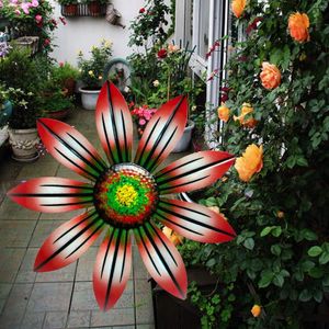 Decoratieve beeldjes Home Decoratie Tuin Outdoor Ornamenten Metalen Bloemwand Decor rustieke bloemenkunst Sculptuur voor veranda Patio